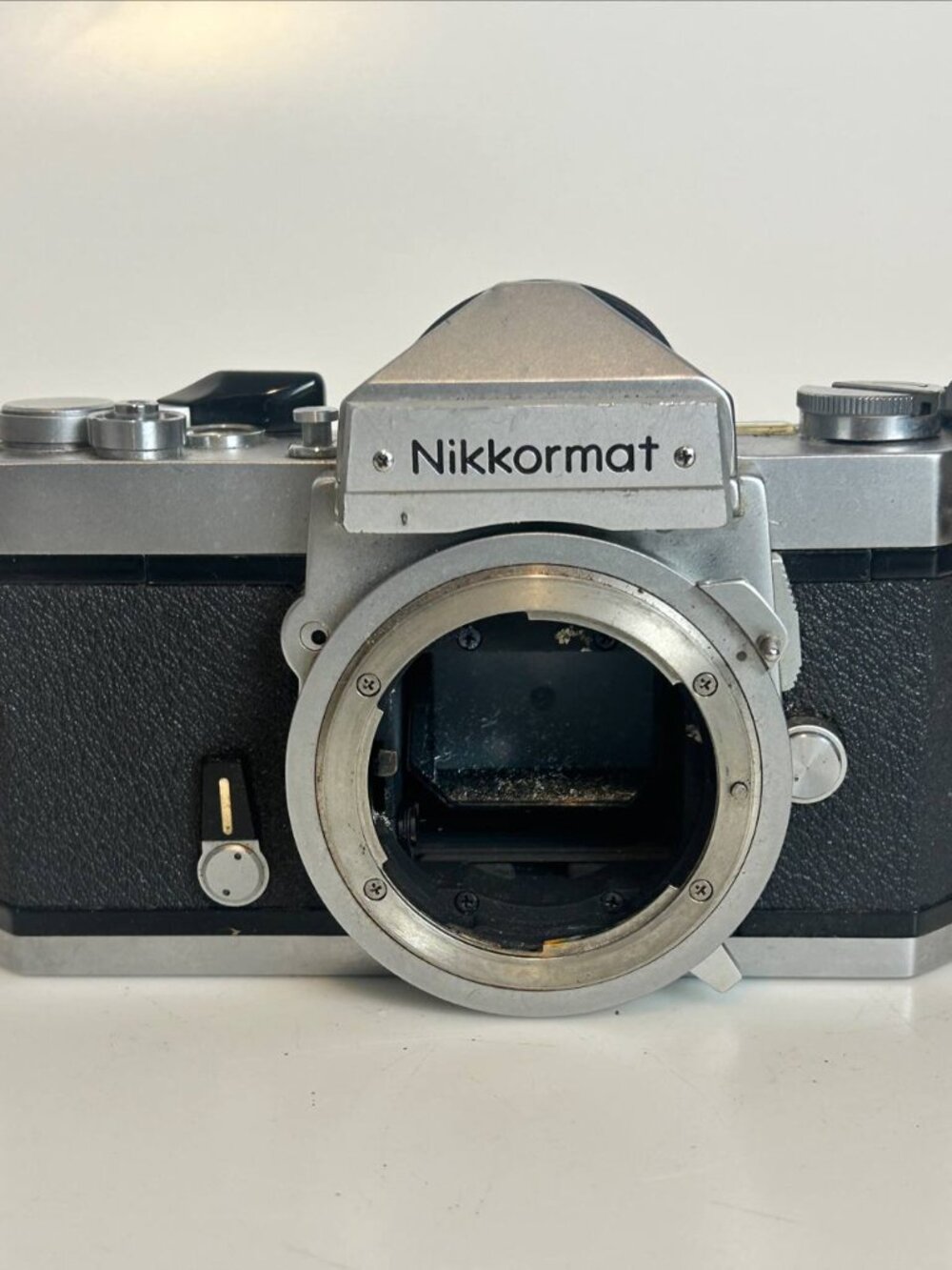 UNTESTED AS IS Nikkormat FTN 35mm SLR Camera Body Only - Chrome